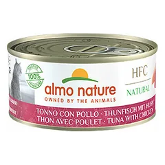 Almo Nature HFC Natural tuncis un vista 150g - konservi kaķiem