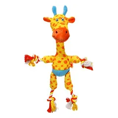 Flamingo Hundespielzeug Torras Giraffe gelb