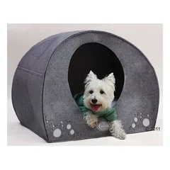 zooplus Exclusive vigvamas šunims iš veltinio, L 71 x B 54 x H 57 cm — 3 nuotrauka