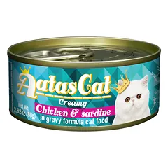Aatas konservas katėms Creamy Chicken & Sardine  24vnt. x 80g.
