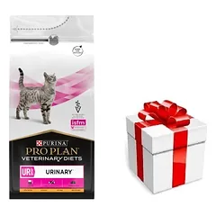 PRO PLAN Veterinary Diets UR St/Ox Urinary Sausas kačių maistas 1,5kg + STAIGMENA KATEI