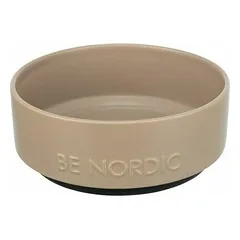 Trixie Be Nordic keraminis dubenėlis šunims 1,2 l / Ø 18 cm, rusvai pilkas