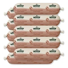 WOOOF Frischfleischwurst Lachs & Huhn getreidefrei