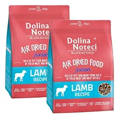 DOLINA NOTECI Superfood Junior patiekalas su ėriena - džiovintas šunų maistas 2x5kg