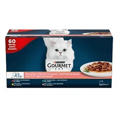 Purina Gourmet Perle kačių maistas 60x85g