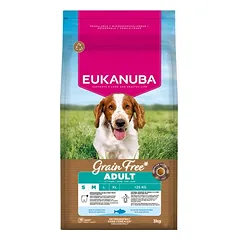 Eukanuba Grain Free Adult Small & Medium mit Seefisch