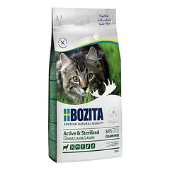 Bozita Grainfree Active & Sterilised su ėriena, sausas maistas katėms, 1,5 - 2,9 kg — 2 nuotrauka