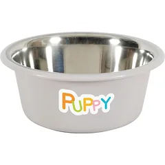 Zolux neslystantis šunų dubuo „PUPPY“, 16,5 cm, 850 ml, šviesiai rudos spalvos