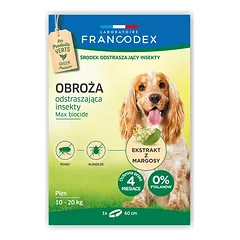 Francodex antkaklis nuo parazitų šunims 10-20kg, 60cm