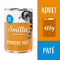 Smilla paukštienos indeliai drėgnas maistas katėms 6 x 400 g — 3 nuotrauka