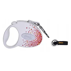 FLEXI Glam Splash Orient S Juosta 3 m balta