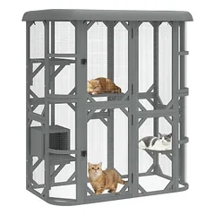 PawHut Katzengehege