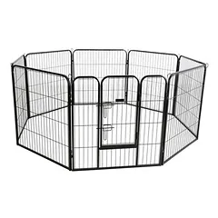 Kerbl Pet Gehege mit Türe für Hunde und Welpen