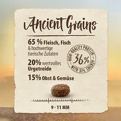 Purizon Adult su menke, senovinių grūdų sausas maistas katėms, < 1,4 kg — 3 nuotrauka