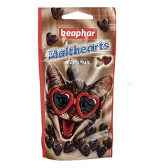 Vitaminizuotas papildomas maistas - „Beaphar Malt Hearts“, 150 vnt.