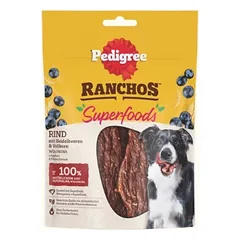 PEDIGREE® Ranchos™ Supermaistas su jautiena, uogomis ir neskaldytais grūdais 70g