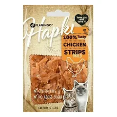 Flamingo Complementary feed for cats HAPKI CHICKEN STRIPS 50GR