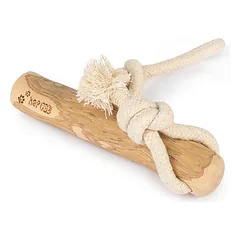 Happet kavamedžio žaislas gyvūnui su virve M, 40x7cm — 4 nuotrauka