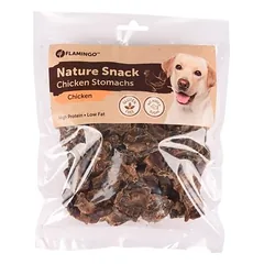 Flamingo Nature Snack vištų skilvelai, skanėstai šunims 200 g