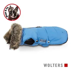 Wolters Parka mit Fellkragen für Mops & Co. riverside blue