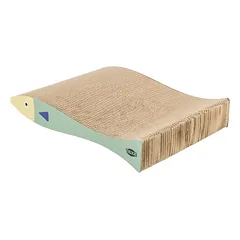 TRIXIE Žuvies formos kartono draskyklė, katžolė, 2 vnt., 40 × 30 × 11 cm, mėtų/kreminė — 4 nuotrauka
