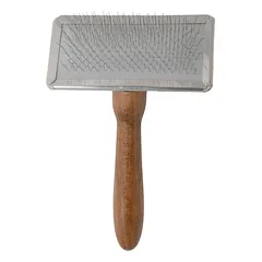 Tauro Pro Line šepetys su metaliniu apvadu, 11 mm dantukai, M, 4,5 x 9 cm — 2 nuotrauka