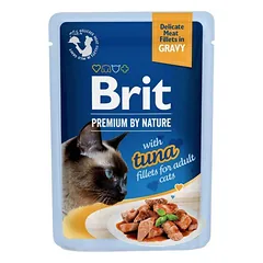 Brit Premium Cat Delicate Fillets in Gravy With Tuna konservai katėms, 85 g