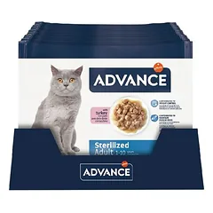 Advance Feline Sterilized su kalakutiena, drėgnas maistas katėms — 5 nuotrauka