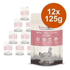 Venandi Animal Kitten drėgnas maistas kačiukams 12 x 125 g