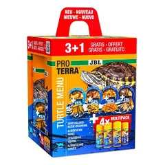 JBL ProTerra pašaras vėžliams, rinkinys 4x250 ml