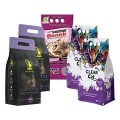 Kraikas Benek, Clear Cat, Cat Royale - levandų spalvos 25l (4x5l)