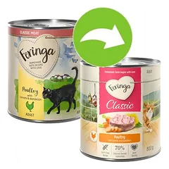 Feringa Classic Meat meniu bandomasis rinkinys, 6 rūšys 200/800 g, drėgnas maistas katėms, > 500 g — 2 nuotrauka