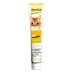 GIMCAT Multivitaminų dviejų rūšių pasta katėms 12 vitaminų + sūris 50 g