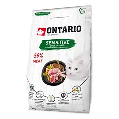 Ontario visavertis pašaras suaugusioms katėms Cat Sensitive, 0,4 kg — 2 nuotrauka