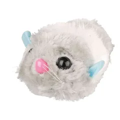 Trixie Animal Wriggle Toy žaislas katėms su garsu, pliušinis, žiurkėnas, 8 cm — 4 nuotrauka