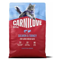 Carnilove Cat Active Large Breeds Salmon & Turkey 2 kg