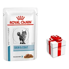 ROYAL CANIN Skin&Coat Coat Formula 12x85g konserva + STAIGMENA KATEI