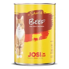 JosiCat Beef in Sauce konservai katėms su jautiena padaže, 415 g nuotrauka