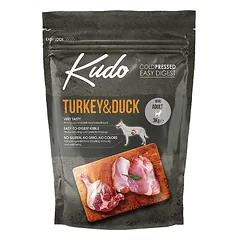 Kudo Mini Adult Turkey & Duck sausas maistas šunims 3 kg