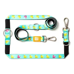 Max&Molly Multi-Leash Ducklings - reguliuojamas pavadėlis šunims, įdomus raštas, 200 cm, XS — 3 nuotrauka