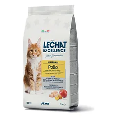 Lechat Exc. Hairball sausas pašaras katėms su vištiena 1.5kg (pak.6)