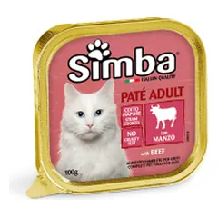 Simba jautienos konservai katėms, 100 g photo