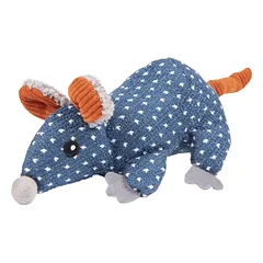 Flamingo Floera Mouse pliušinis žaislas katėms su katžole, mėlyna, 18 cm