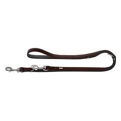 HUNTER reguliuojamas pavadėlis šunims Softie, Dydis: 15/200, spalva: avietinė/juoda, ilgis: 200 cm, plotis: 1,5 cm — 3 nuotrauka