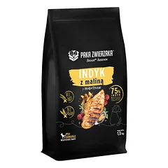 Paka Zwierzaka - Septintas dangus - Kalakutiena su avietėmis (kalakutiena ir avietės) 1,5kg