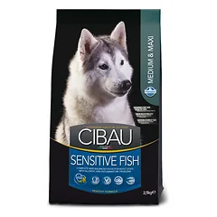 CIBAU Sensitive Adult Medium/Maxi 12kg+2kg nemokamai