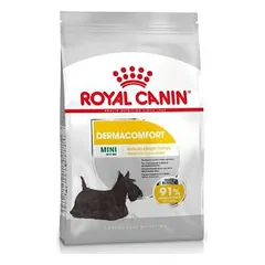 Royal Canin Mini Dermacomfort sausas maistas mažų veislių suaugusiems šunims, kurių oda linkusi į sudirgimą ir niežėjimą, 3 kg