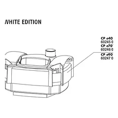 JBL Ersatzteil CP e701 Pumpenkopf WHITE