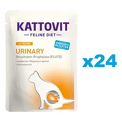 KATTOVIT Feline Diet Urinary su vištiena 24 x 85 g