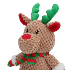 Nobleza žaislas šuniu, pliušinis elnias, xmas,22x11x36cm — 5 nuotrauka